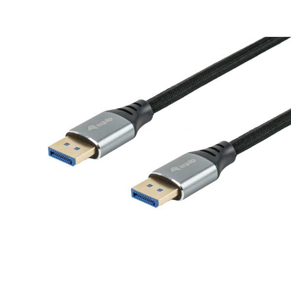 Equip 119281 Cabo DisplayPort 2.1 Premium 16K 60Hz 54Gbps Alumínio HDCP 1m