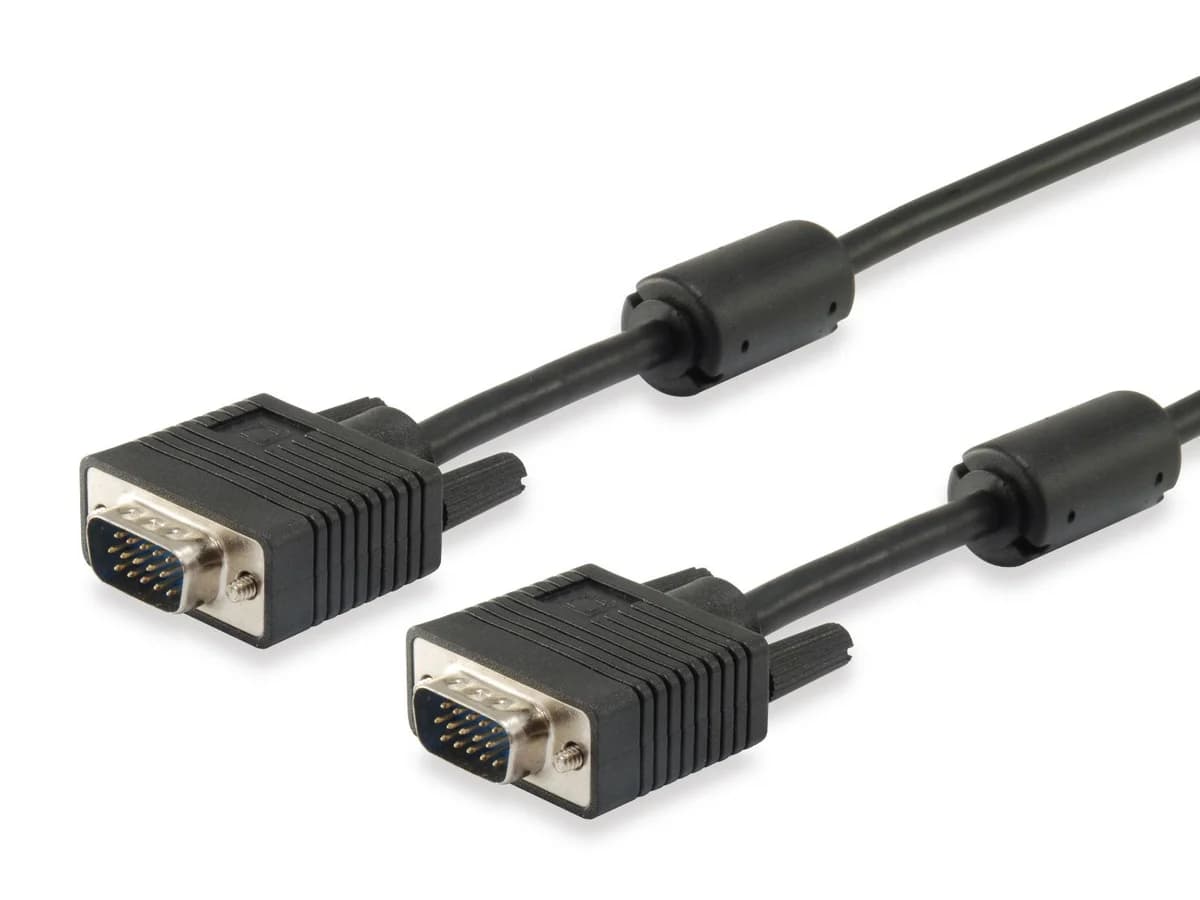 Equip Cabo SVGA com Ferrite Macho/Macho 5m