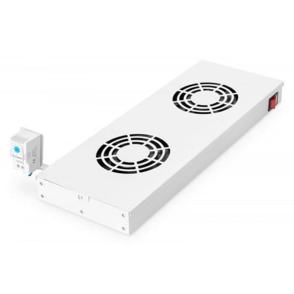 DIGITUS KIT 2 VENTOINHAS + TERMOST -UNIVERSAL Digitus DN-19 FAN-2-HO - DN-19 FAN-2-HO
