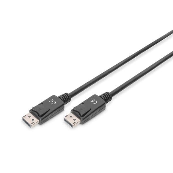 Digitus Cabo Dp m/m 2.0M W/interlock Dp 1.2 Ultra hd 4K Preto - DB-340100-020-S