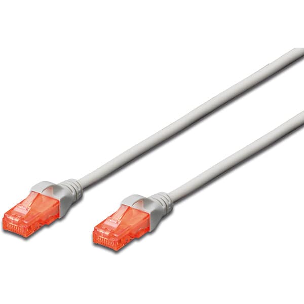 Digitus Chicote Utp CAT6 Lszh Cinza - 0.25MT - DK-1617-0025