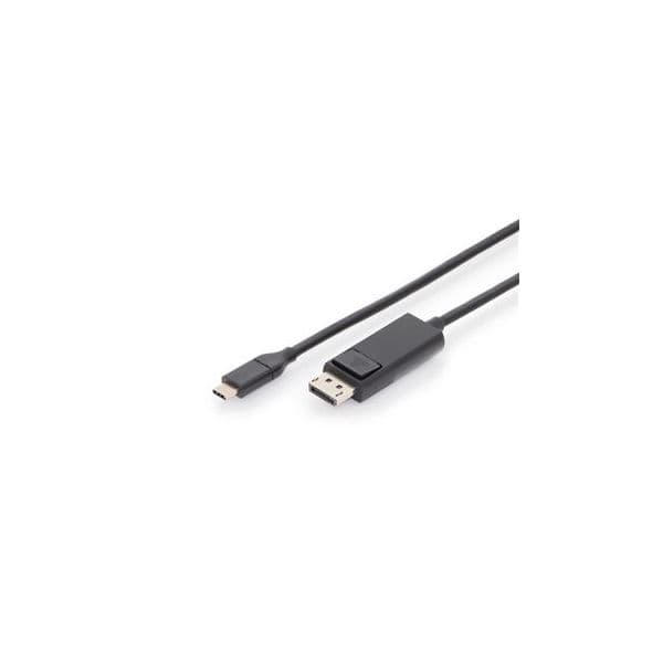 Digitus Cabo usb Type-c Adapter Cable, Type-c To Dp m/m, 2.0m, 4K/60Hz, 32,4 gb, Ce, Bl, Gold - AK-300333-020-S