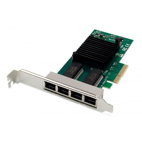Digitus DN-10114 Placa de Rede Interna Ethernet 4 Portas RJ45 I350