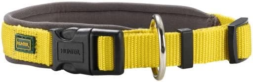 Hunter Coleira Neopren Vario Plus, Amarela/Cinza