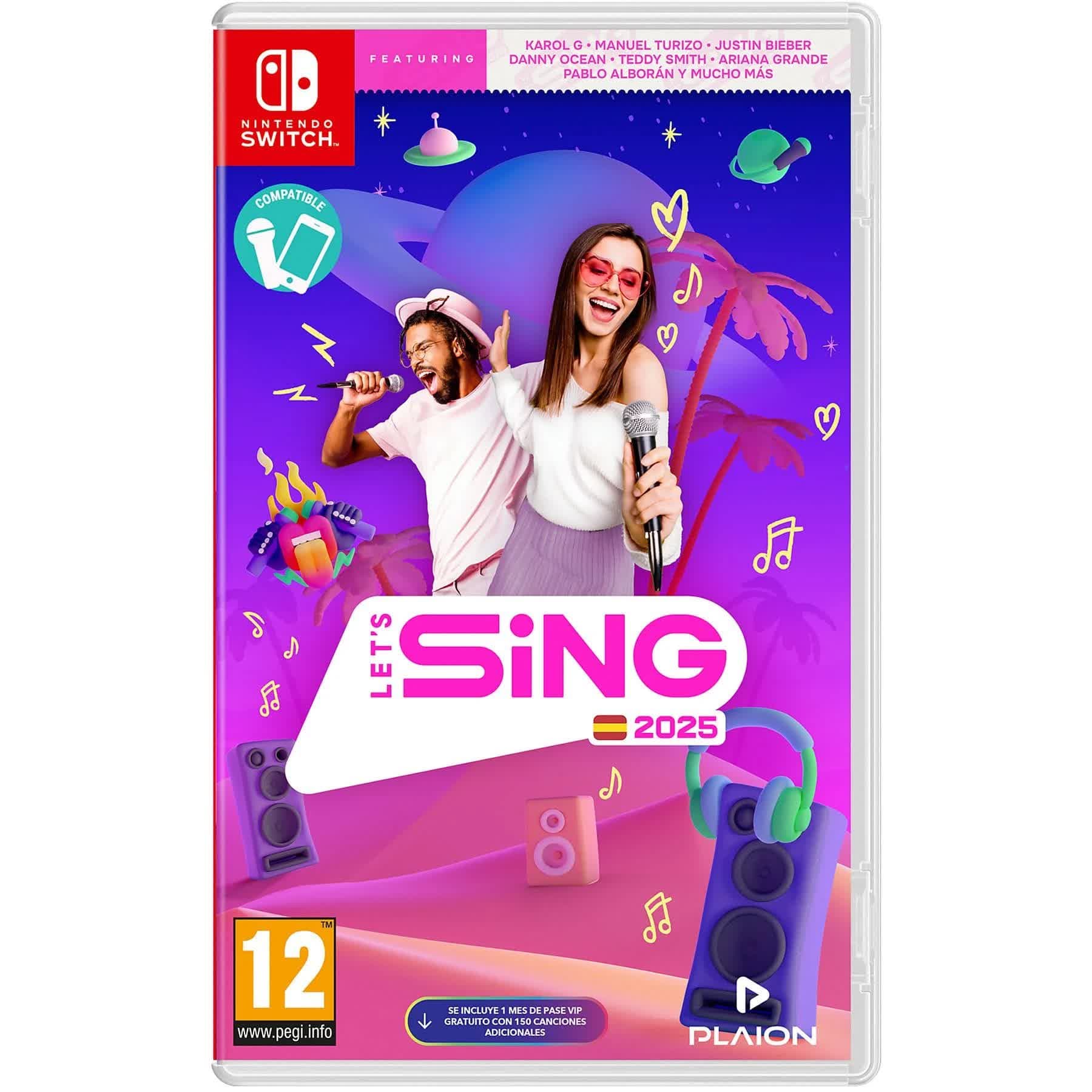 Jogo Switch Vamos Cantar 2025
