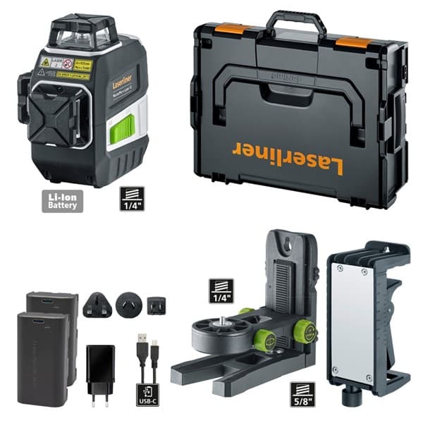 Laser Tridimensional Verde MasterPlane-Laser 3G Pro Laserliner 031.410L