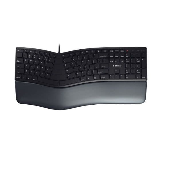 Teclado Cherry KC 4500 Ergo QWERTY Inglês (Estados Unidos) Preto