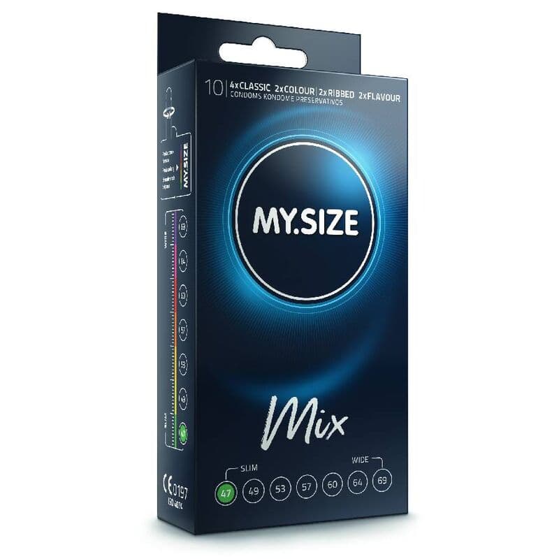 My Size Preservativos Mix 47 mm 10 Unidades