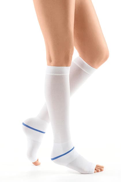 Mediven® Struva® 23 - Meia Hospitalar, Até ao Joelho 23mmHg (BRANCO, III)