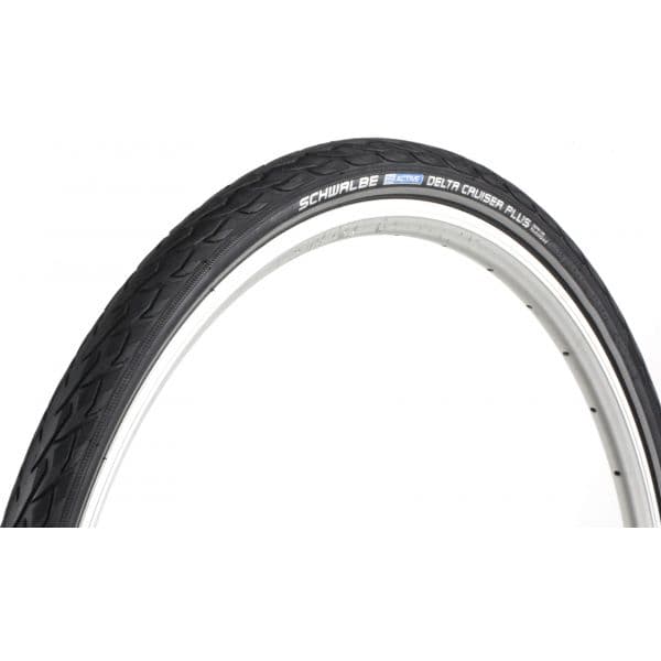 Schwalbe Pneus Delta Cruiser Plus P-guard Sbc Twinskin Rigid Beige 26 X 1.375