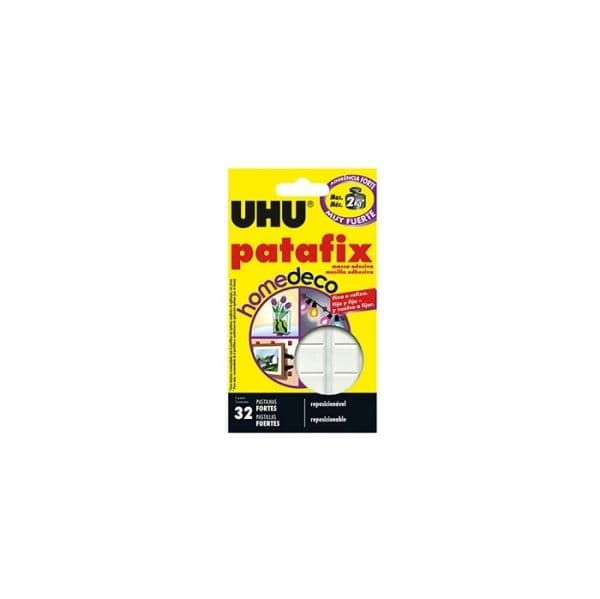 UHU Massa Adesiva Patafix Homedeco 32 Pastilhas - 40030