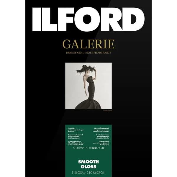 Ilford Papel Galeria Prestige Smooth 310g A4 250 Folhas Brilhante