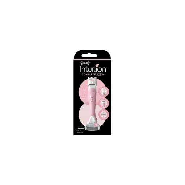 Wilkinson Sword Intuition Complete Bikini, Recortadora e Maquinilla de Barbear com Cabezal 5 Lâminas Gel Skin Protection
