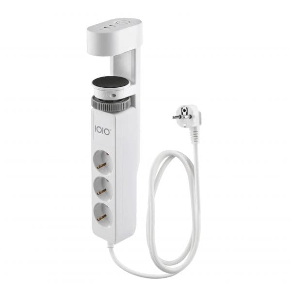 Olympia IOIO SL 3000 Régua de Tomadas Secretária 3 Saídas AC 2 USB-A 1 USB-C 1.5m Branca