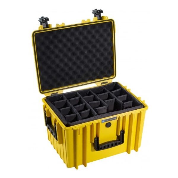 B&w Outdoor Case Tipo 5500 Divis?rias Remov?veis Amarelo - BWPP379YRPD