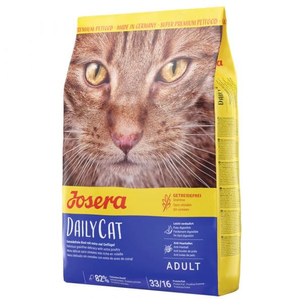 Josera Dailycat Grainfree Ração Seca sem Cereais para Gato Adulto 2 Kg