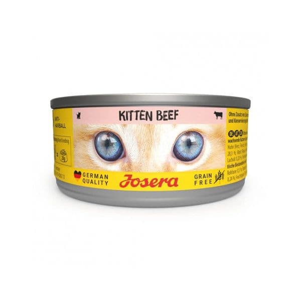 Ração Húmida Josera Kitten Alimento em Patê para Gatinho Vaca 85 g