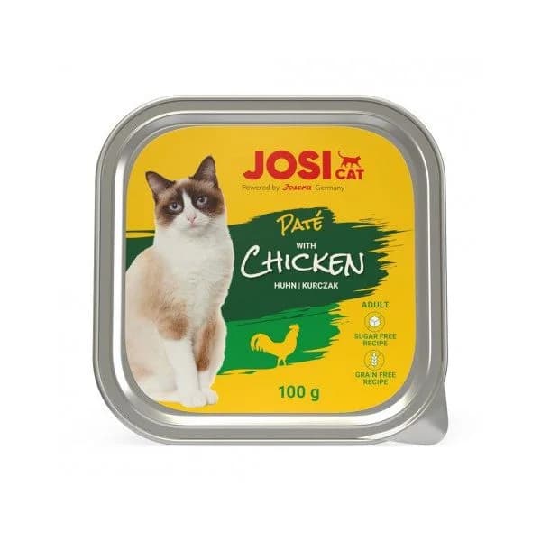Ração Húmida Josicat Alimento em Patê para Gato Adulto Frango 100 g