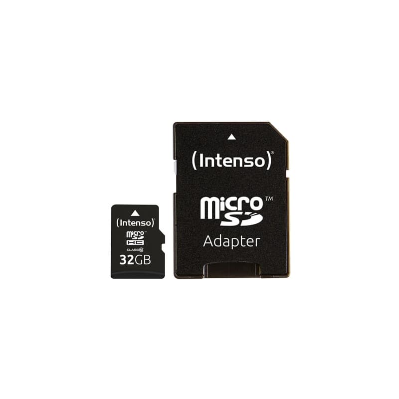 MEMORIA 32 GB MICRO MICRO SDHC INTENSO CLASE 10 + ADAPTADOR USB2.0