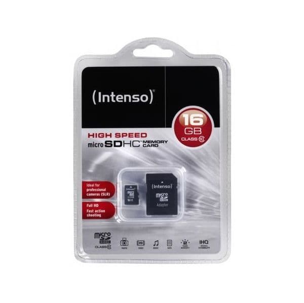 Intenso 16GB Micro SDHC Premium Class 10 UHS-I - 3423470