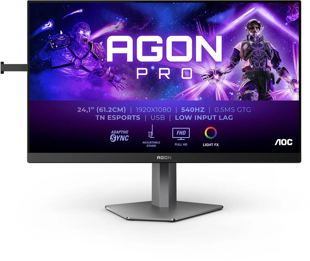 Monitor AOC AGON PRO AG246FK 24.1 FHD Ultra-Fast TN 540 Hz 0,5 ms