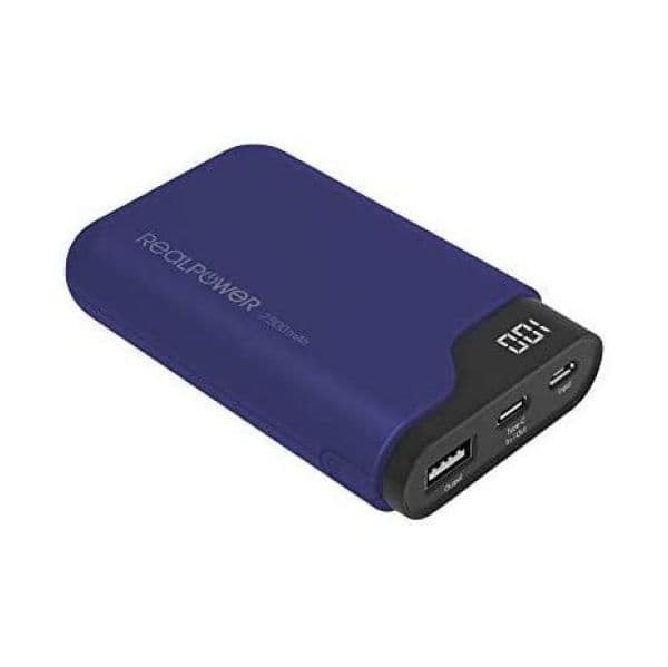 Powerbank Realpower Type C 7500 Midnight Blue 7500 Mah