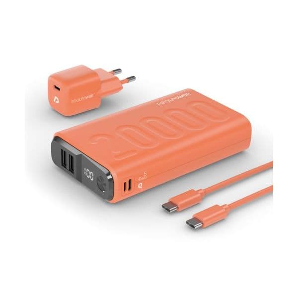 Powerbank Realpower PB-20000mAh Power Pack Orange