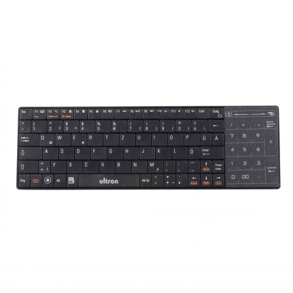 Teclado Ultron UMT-BT Sem Fios QWERTZ Alemão Preto