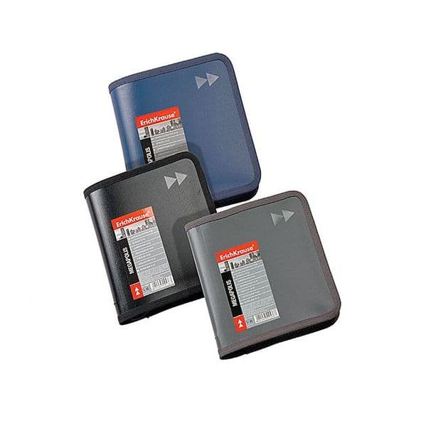 Erichkrause Bolsa 24 CDs c/ Zip Megapolis Blue - 17621768