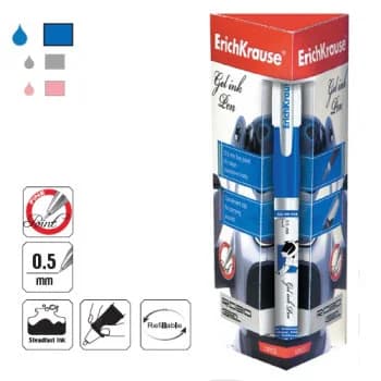 Esferográfica Azul 0,5mm Gel EK Robogel 12un