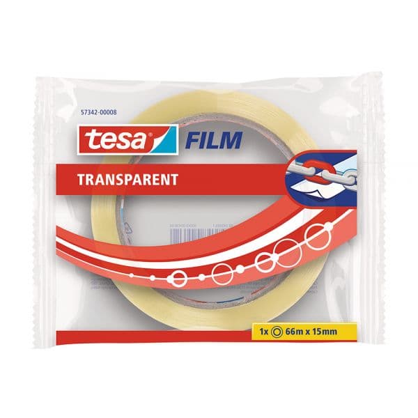 Tesa Fita Adesiva Practic 66m x 15mm Transparente