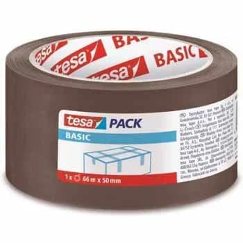 Tesa Fita Adesiva Basic Polipropileno Castanha 50mm x 66mts