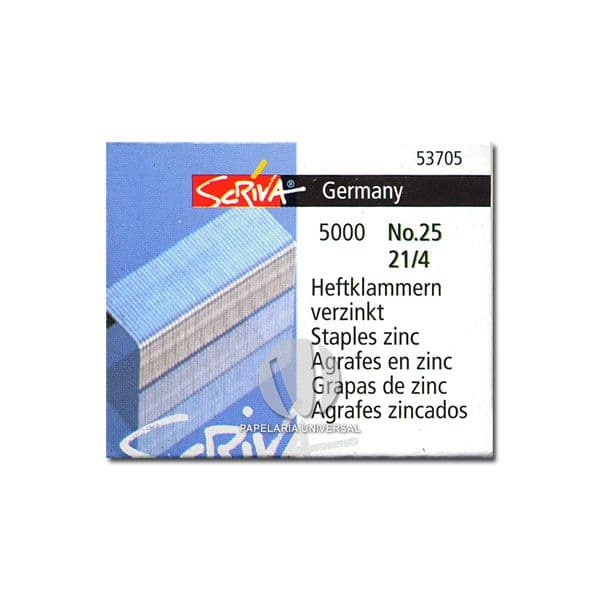 Scriva Caixa 5000 Agrafos 21/4 nº 25 - 15553705