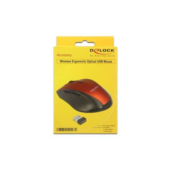 Delock Ergonomico Optical 5-teclas - 12493