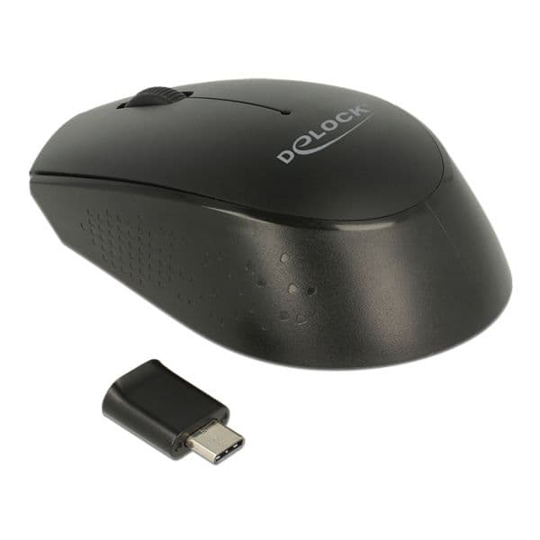 Delock Optical 3-Teclas Mini-Rato USB-C Wireless - 12526