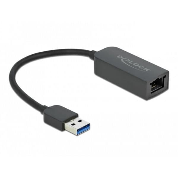 Delock Adaptador de Rede USB Tipo-C 2.5 Gigabit LAN Compacto