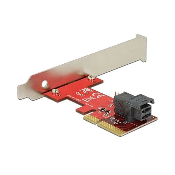 Delock Placa Pci Express 4x + 1x SFF-8643 Int. + Lowprofile - 89535