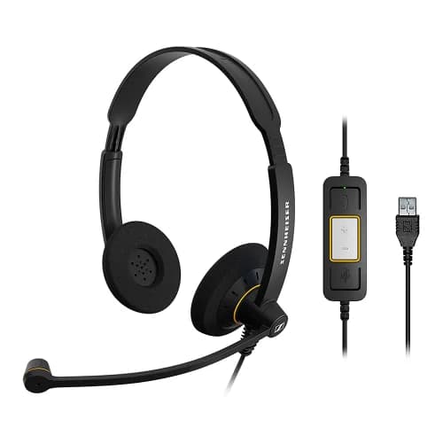 Sennheiser Impact SC 60 Headset 60-16.000Hz USB Mãos Livres - 504547
