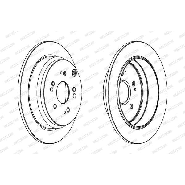 FERODO Disco de Travão - DDF1608C