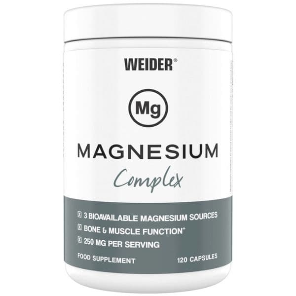 Weider Complexo de Magnésio 120 Cápsulas