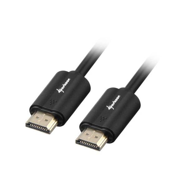 Sharkoon Cabo HDMI > HDMI preto 10m, HDMI 2.0 4K - 4044951018079