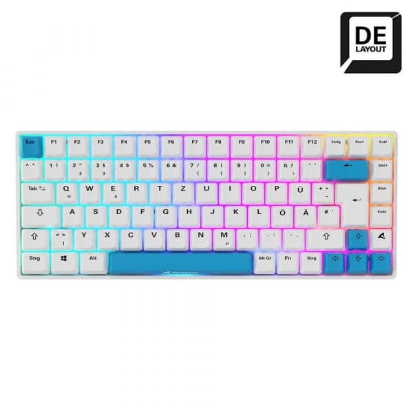 Sharkoon Skiller SGK50S3 Gateron G Pro 3.0 Yellow Branco-Amarelo