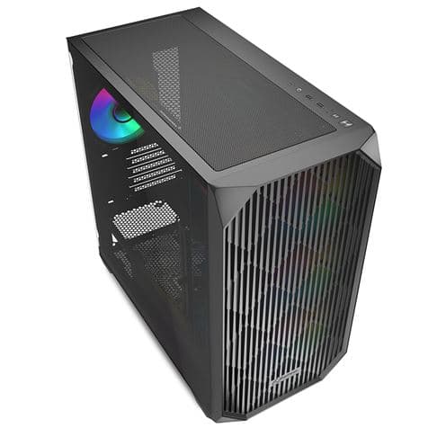 Sharkoon MK3 RGB Painel Cristal Temperado 4 Ventiladores USB-C