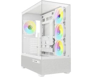 Sharkoon AK7 ARGB Vidro Temperado Branca