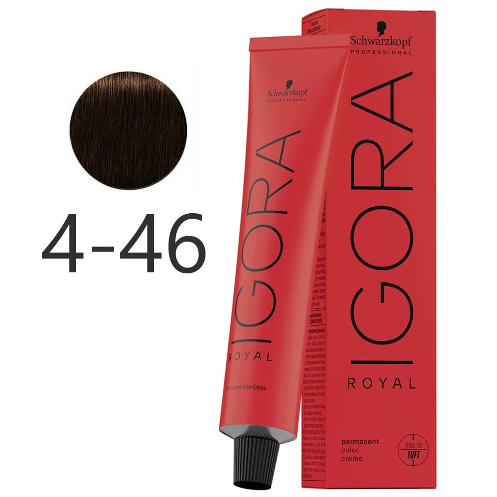 Schwarzkopf Tinta Permanente Igora Royal Nudes 4-46 60ml