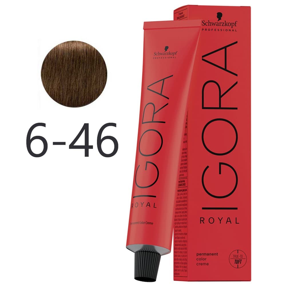Schwarzkopf Tinta Permanente Igora Royal Nudes 6-46 60ml