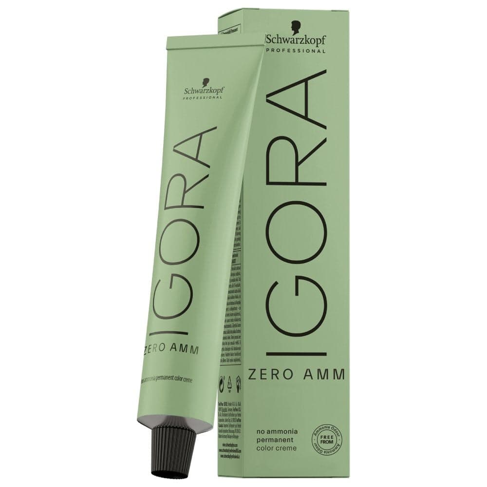 Schwarzkopf - Tinte sin Amoniaco Igora Zero AMM 6-68 Rubio Oscuro Chocolate Rojo 60 ml