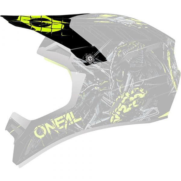 O'Neal Backflip Zombie Visor Preto