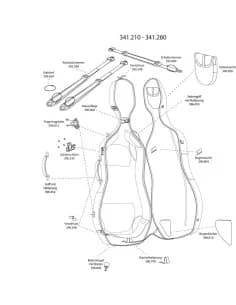 Cello case Luthier