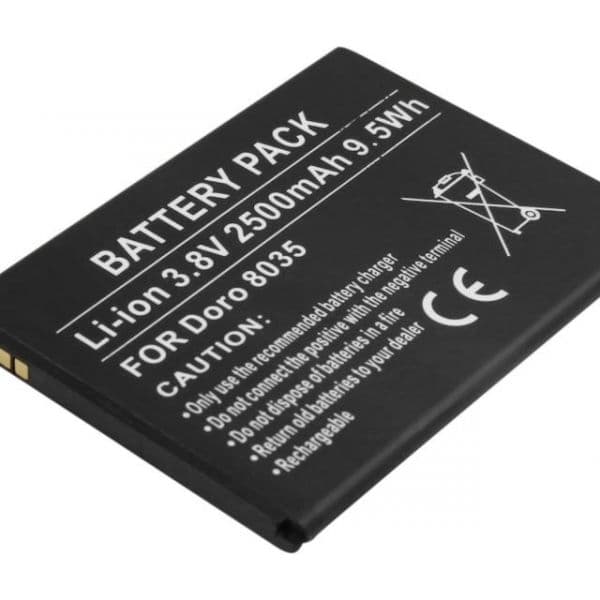 Bateria Compatível 8035 3,8V Doro (2500mAh) - BCE13446